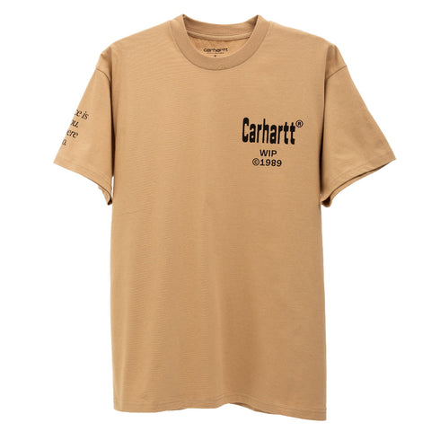 Carhartt WIP S/S Home T-Shirt Dusty H Brown/Black I032398.OIA.XX.06 Degli Uberti